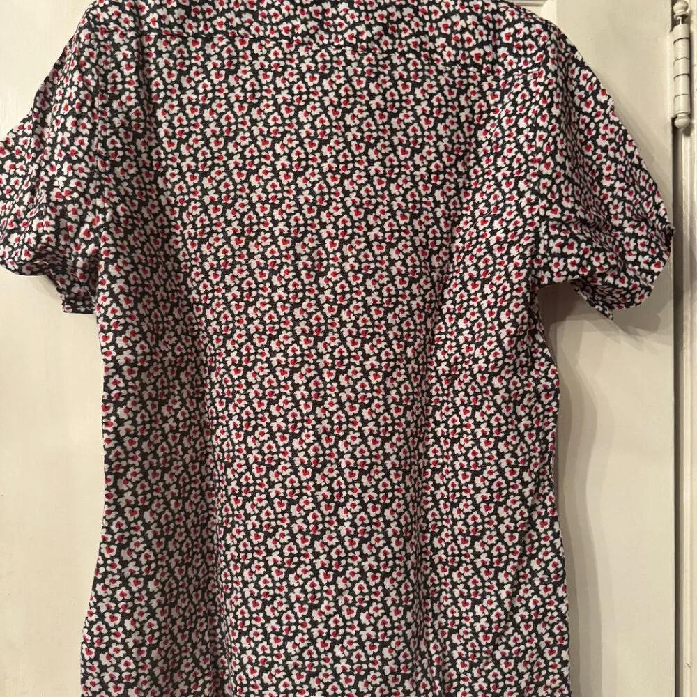 Onia 100% Linen Short Sleeve Shirt Size Medium - Picture 3 of 6